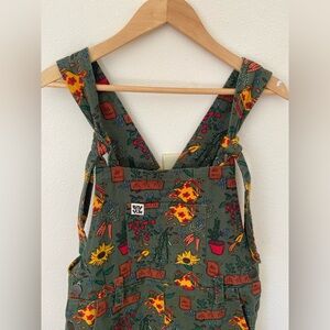 Lucy & Yak Overalls - Garden Print Easton Dungarees UK 8 (US 4)